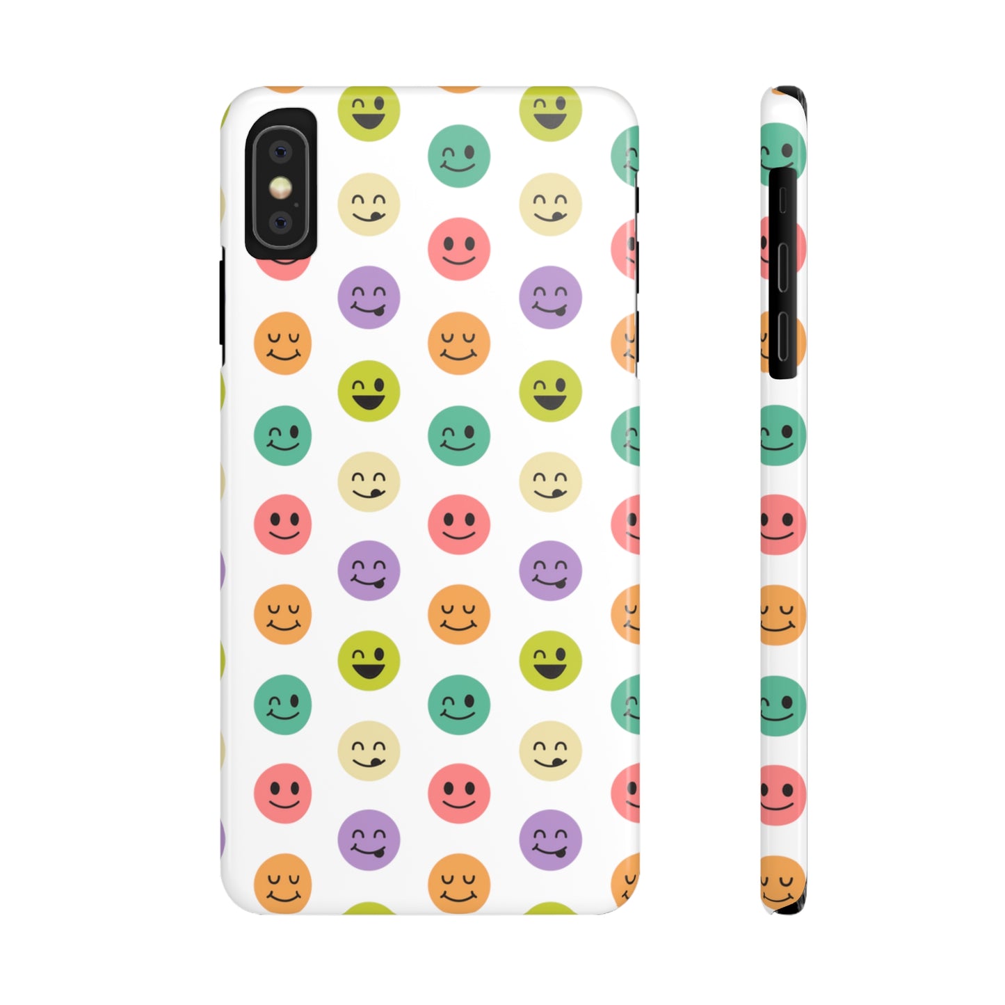 SMILEY FACE PATTERN | Slim iPhone Case - Trovvve