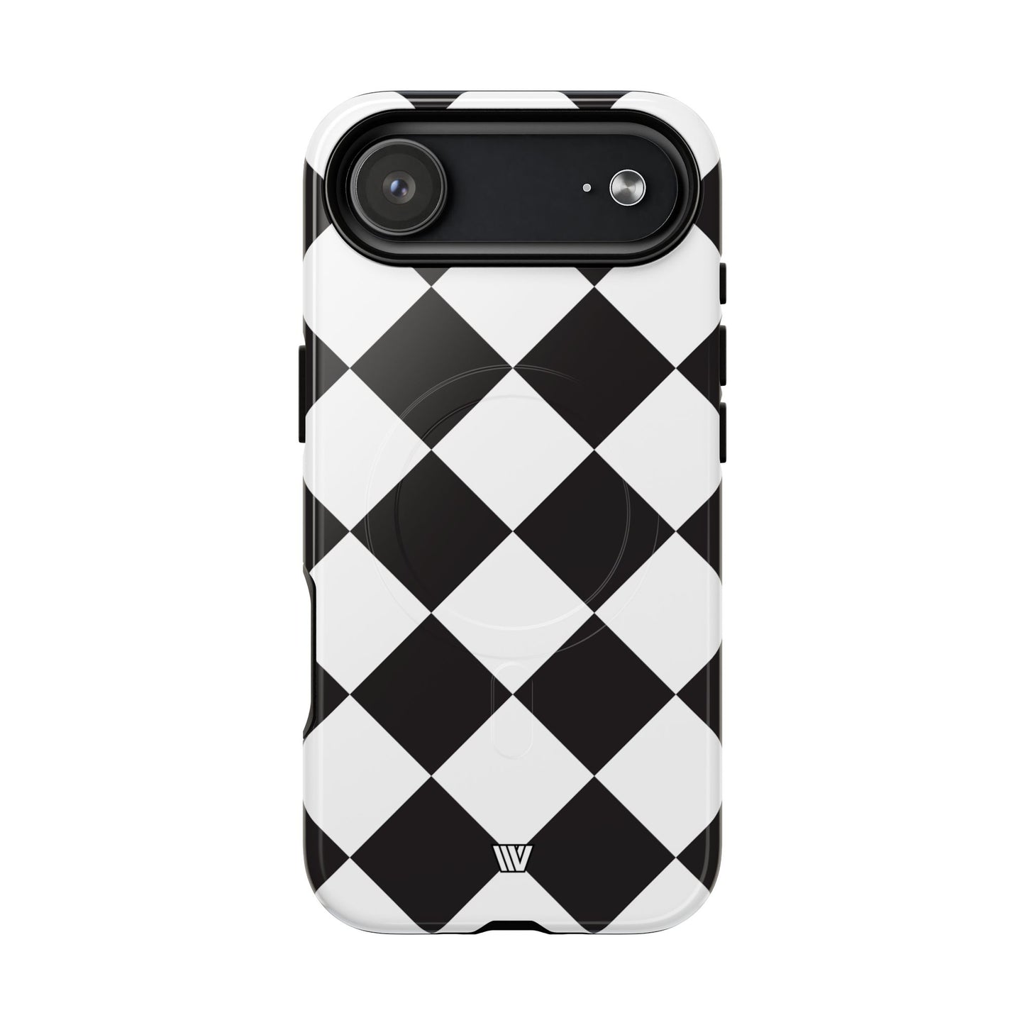 BLACK & WHITE DIAMOND | MagSafe Tough iPhone Case
