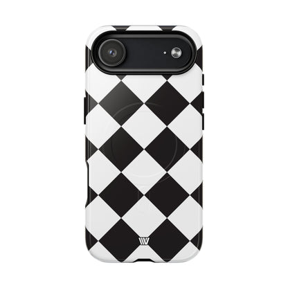BLACK & WHITE DIAMOND | MagSafe Tough iPhone Case