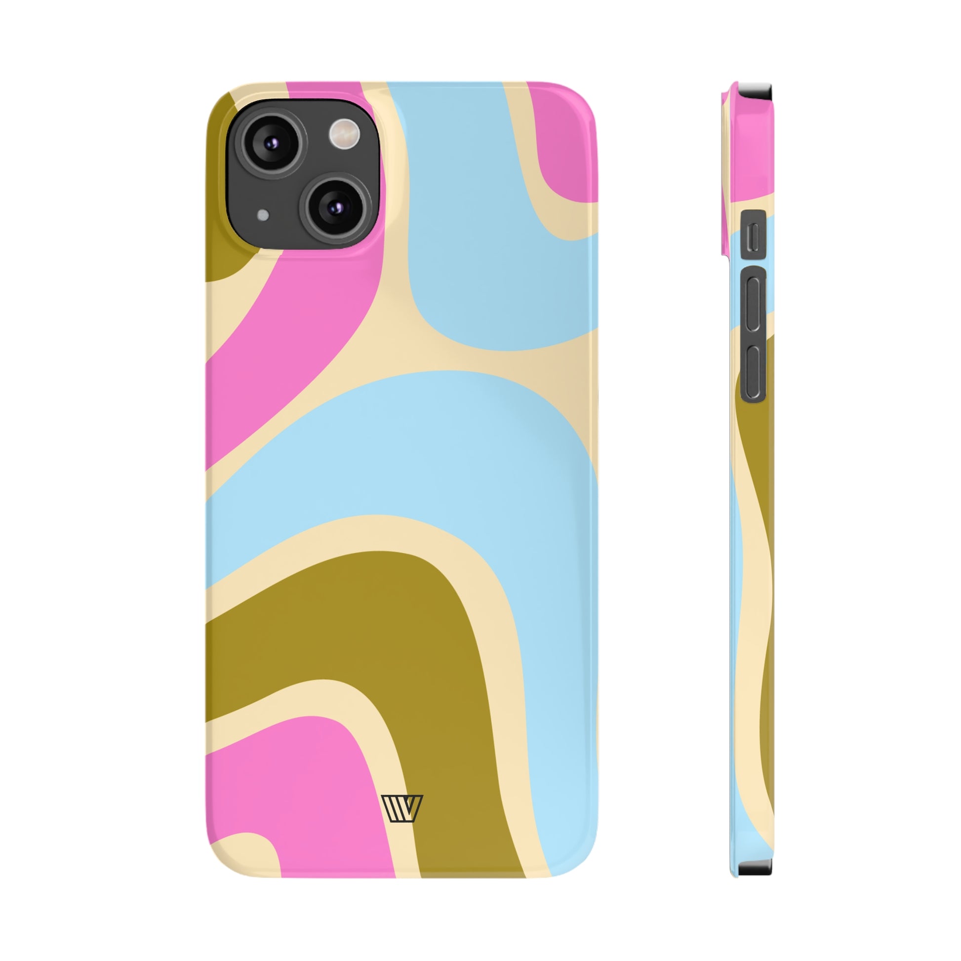 LARGE GROOVY WAVES | Slim iPhone Case - Trovvve