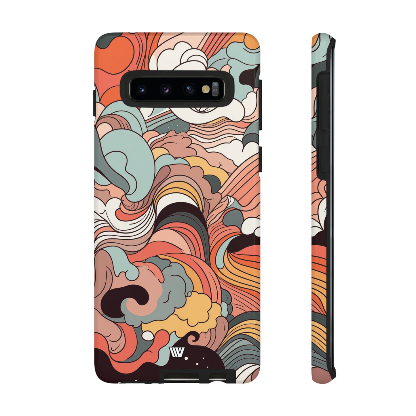 ABSTRACT DOODLE CLOUDS | Tough Phone Case - Trovvve