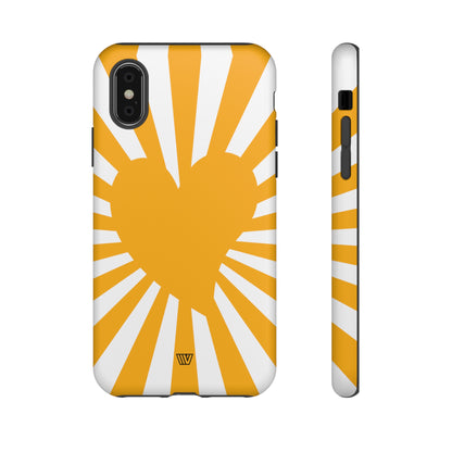 HEART SUN RAYS | Tough Phone Case - Trovvve