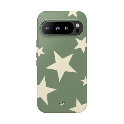 SAGE BOLD STARS | Tough Phone Case