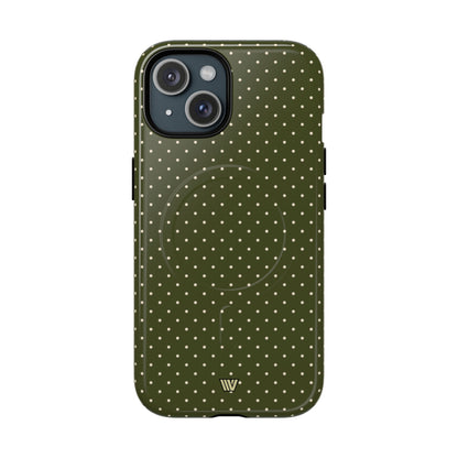 OLIVE CONFETTI | MagSafe Tough iPhone Case