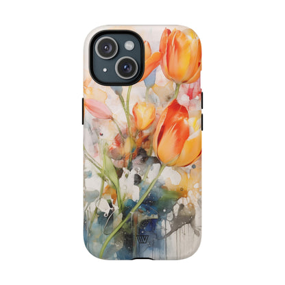 WATERCOLOR TULIPS | MagSafe Tough iPhone Case