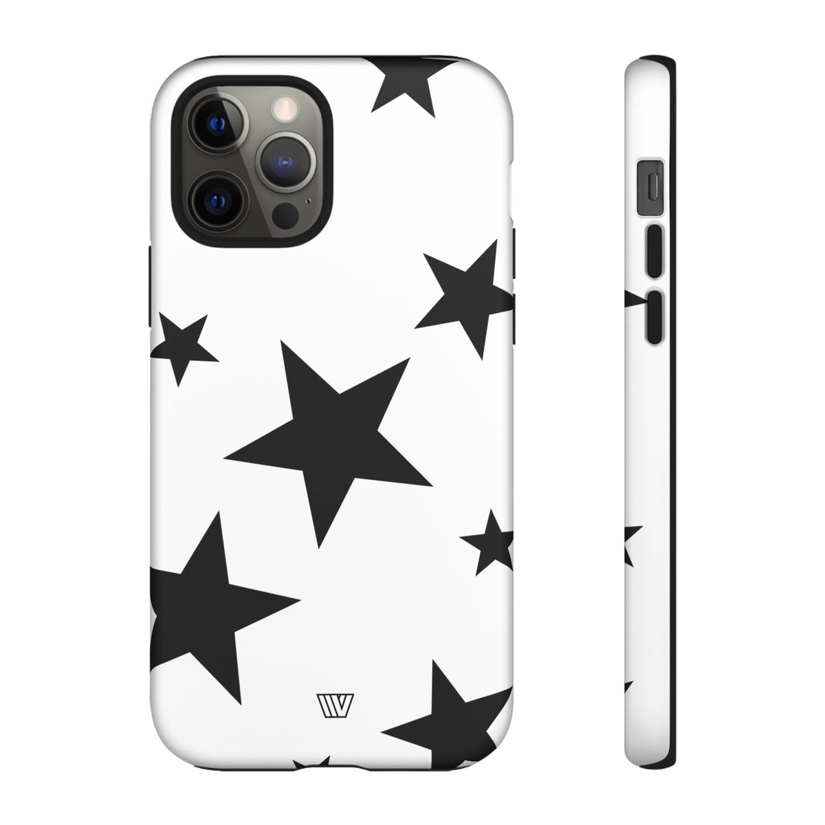 ALL WHITE BOLD STARS | Tough Phone Case