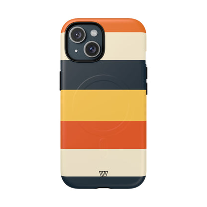 BEACH SUNSET STRIPES | MagSafe Tough iPhone Case