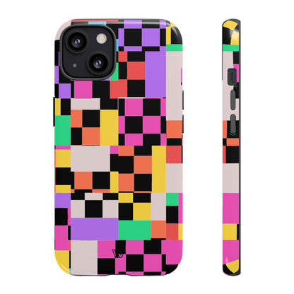 MASHED UP CHECKERBOARD | Tough Phone Case - Trovvve