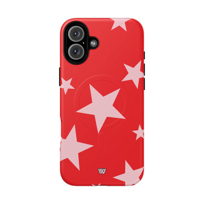 RED BOLD STARS | MagSafe Tough iPhone Case