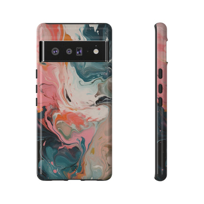 PASTEL PAINT SWIRL | Tough Android Case - Trovvve