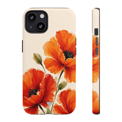 WILD POPPIES | Tough Phone Case