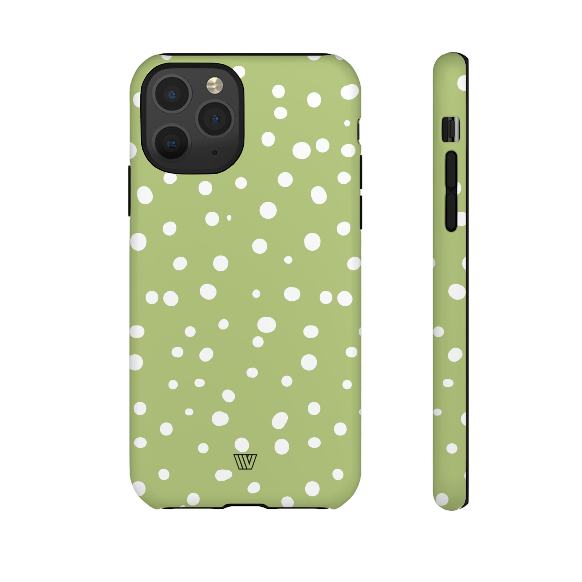 PALE OLIVE DOTS | Tough Phone Case - Trovvve