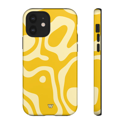 YELLOW SWIRL | Tough Phone Case