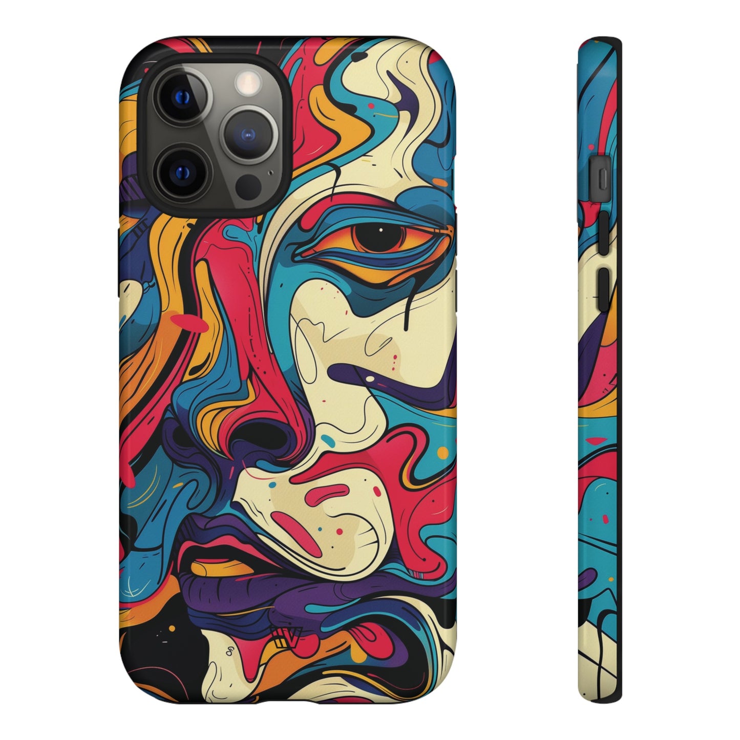 PAINT SWIRL FACE | Tough Phone Case