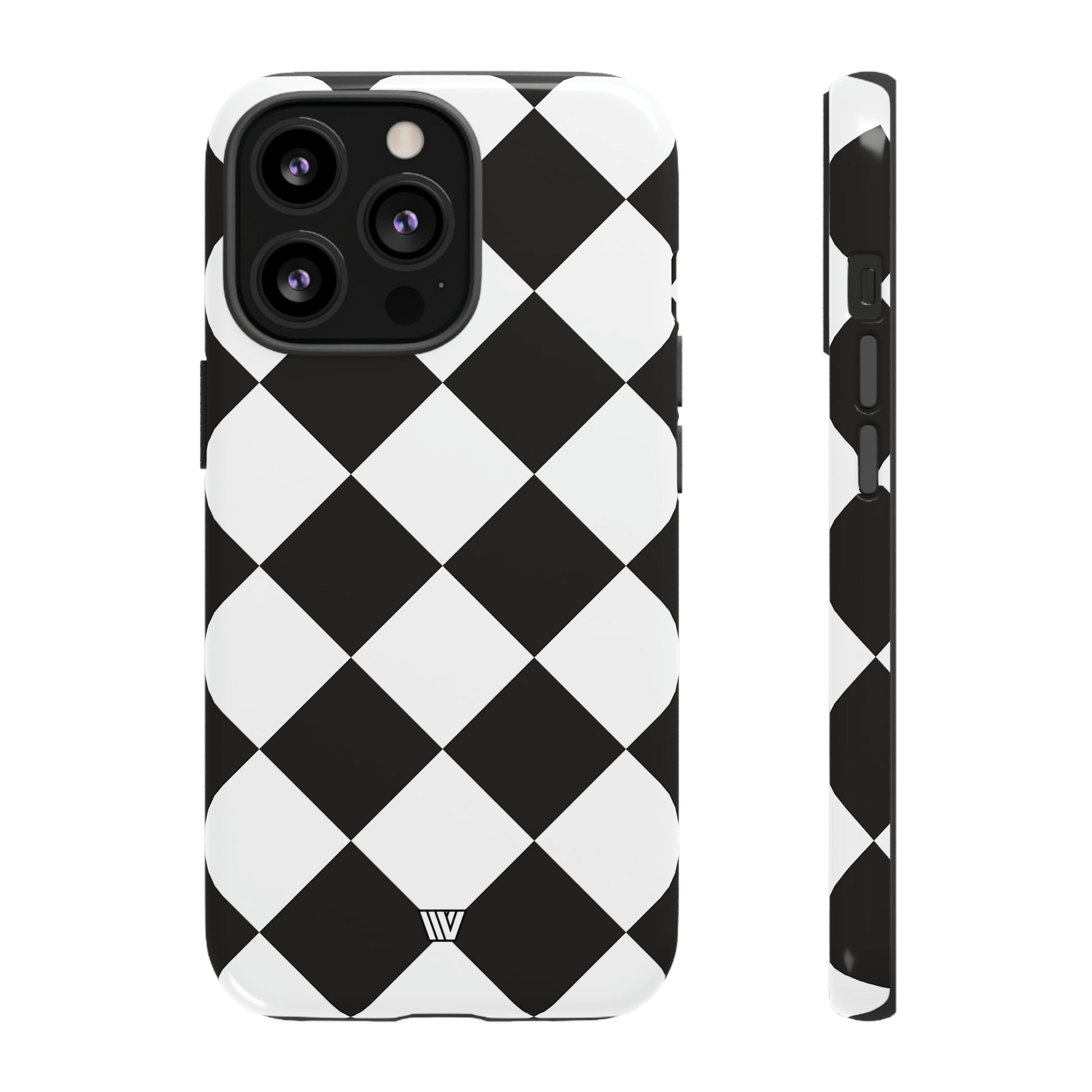 BLACK & WHITE DIAMOND | Tough Phone Case - Trovvve