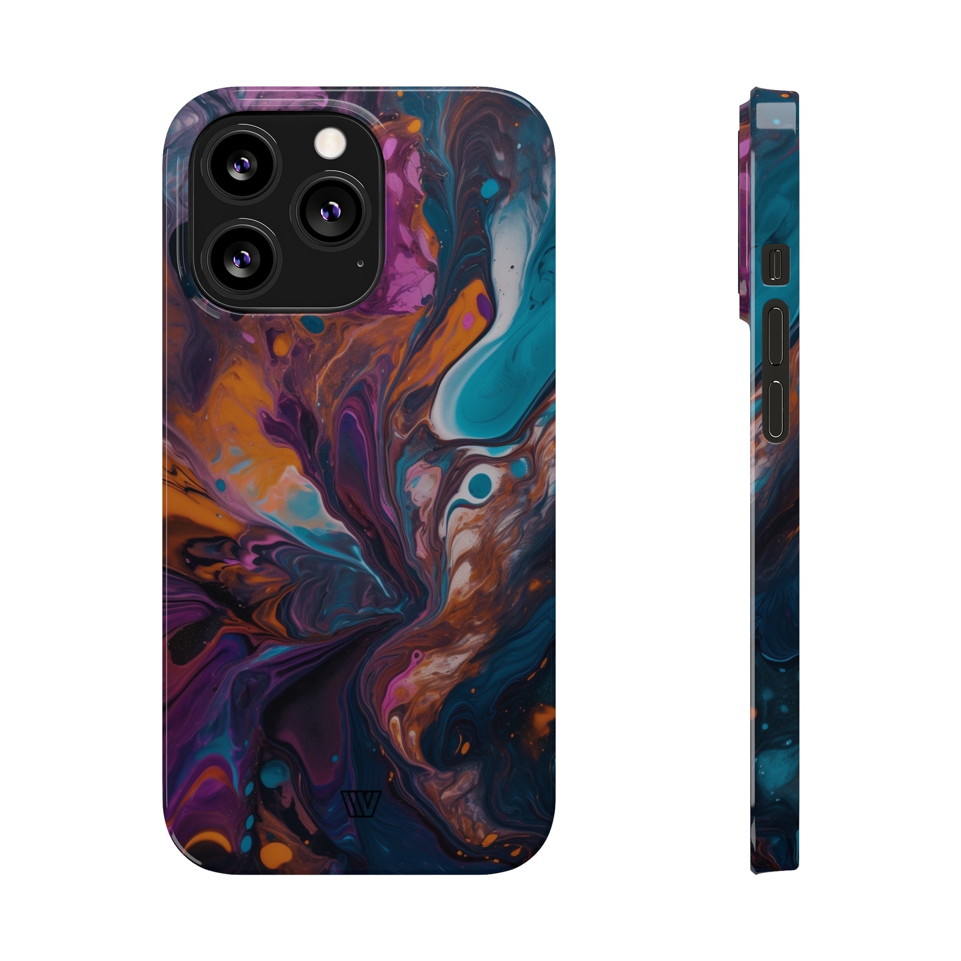 COSMIC PAINT SWIRL | Slim iPhone Case - Trovvve