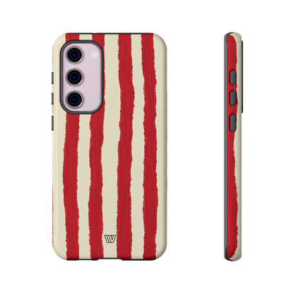CANDY CANE STRIPE | Tough Phone Case