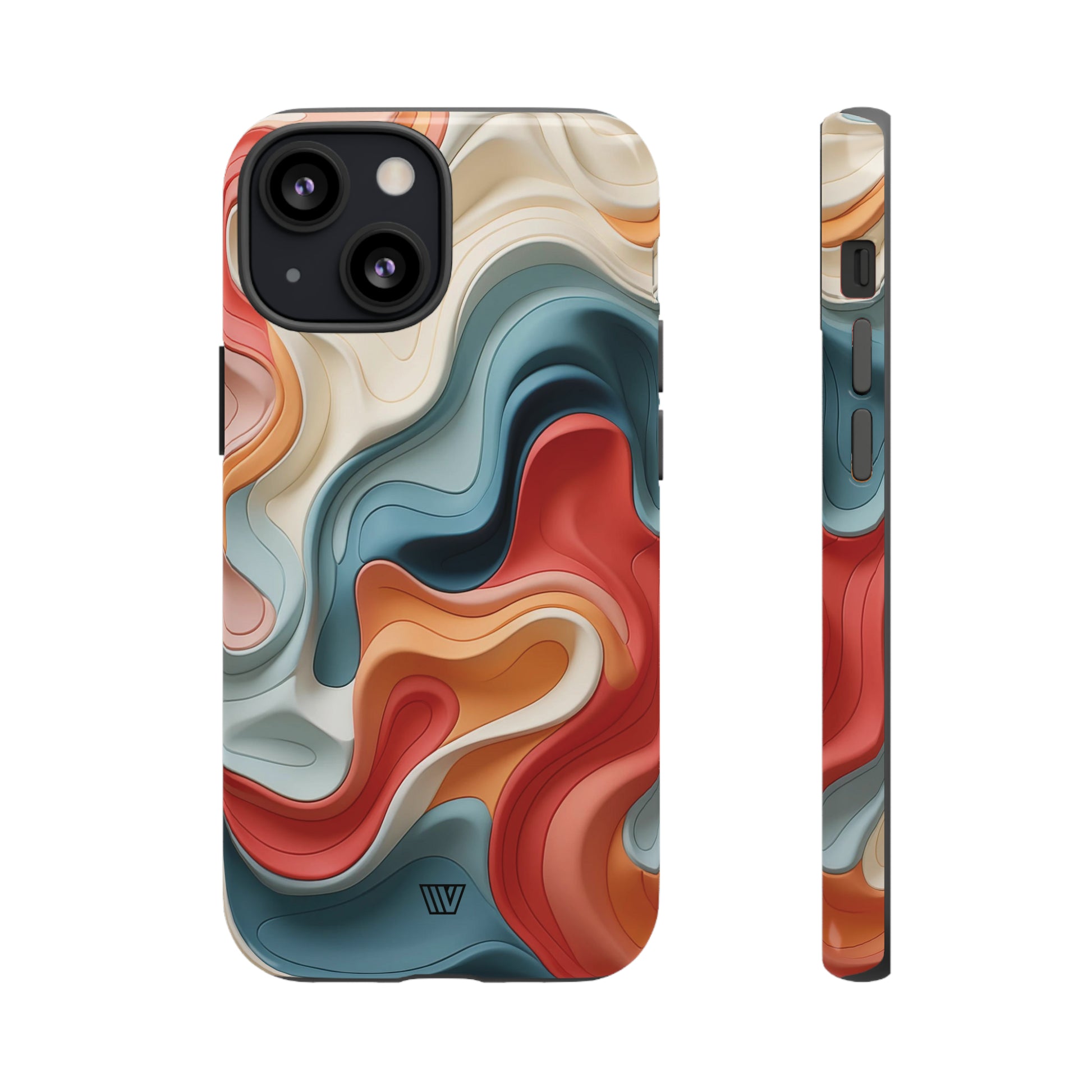 3D COLORFUL CLAY | Tough Phone Case - Trovvve