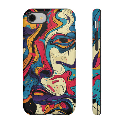 PAINT SWIRL FACE | Tough Phone Case