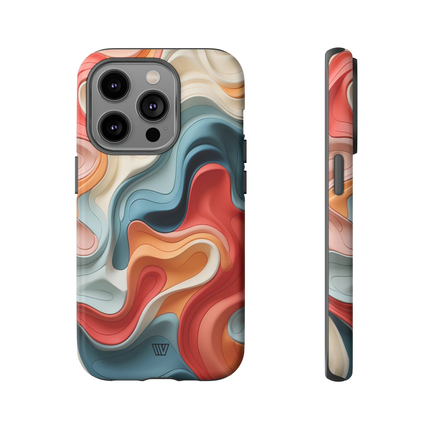 3D COLORFUL CLAY | Tough Phone Case - Trovvve