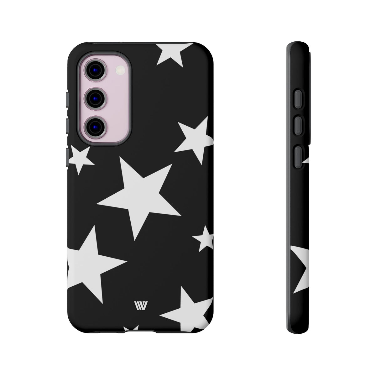 JET BLACK BOLD STARS | Tough Phone Case