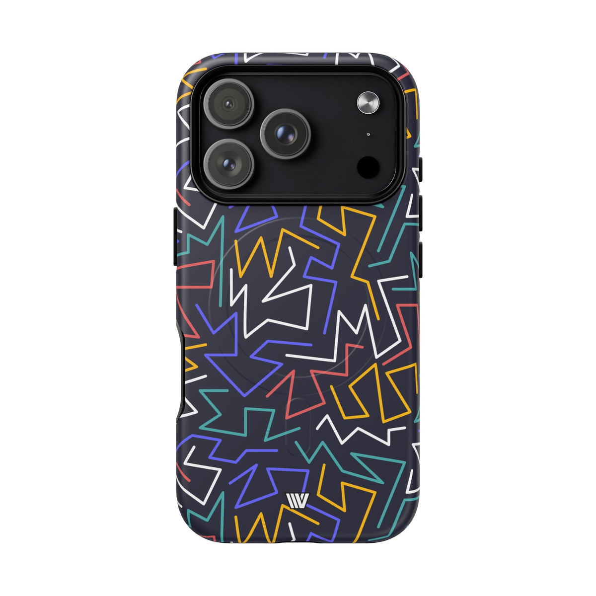 Zigzag Night MagSafe Tough iPhone Case – iPhone 17 Pro, Matte