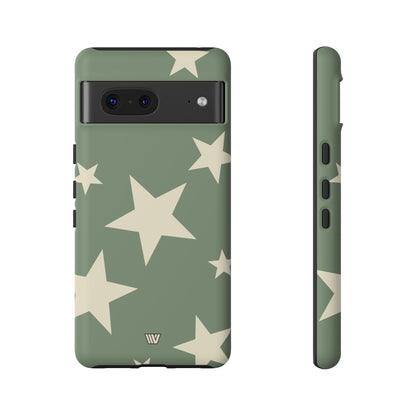 SAGE BOLD STARS | Tough Phone Case