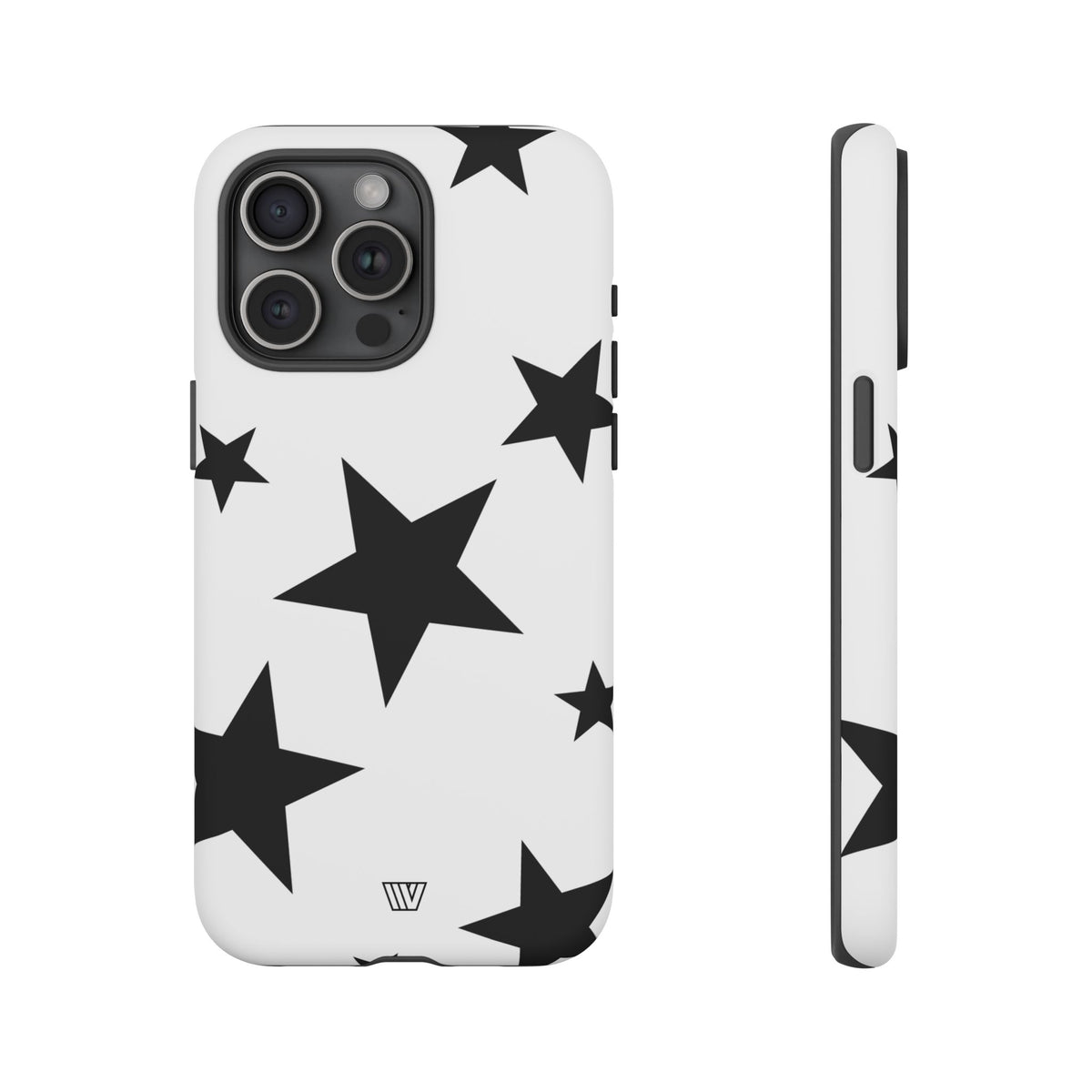 ALL WHITE BOLD STARS | Tough Phone Case