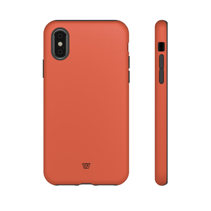 SOLID BURNT SIENNA | Tough Phone Case - Trovvve