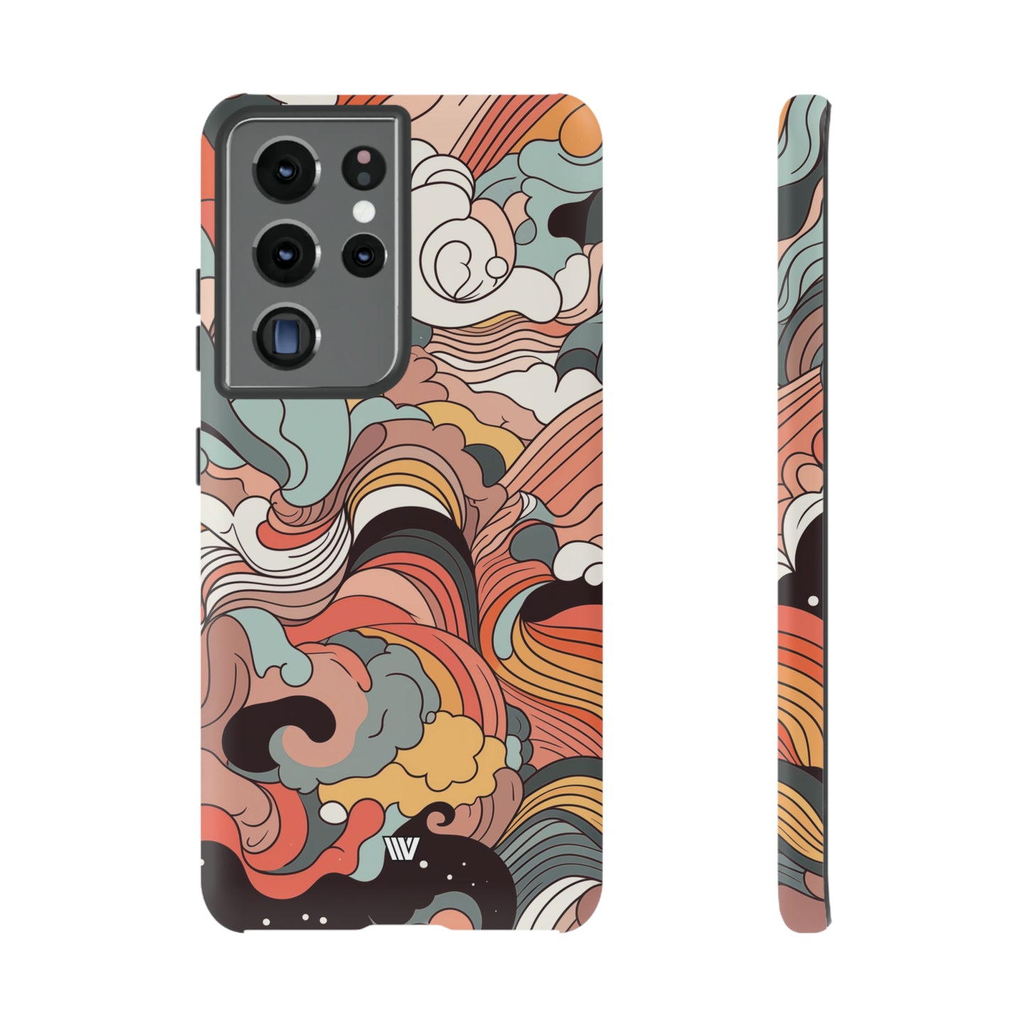 ABSTRACT DOODLE CLOUDS | Tough Phone Case - Trovvve