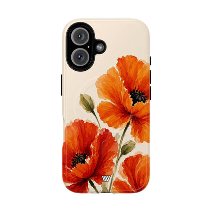 WILD POPPIES | MagSafe Tough iPhone Case