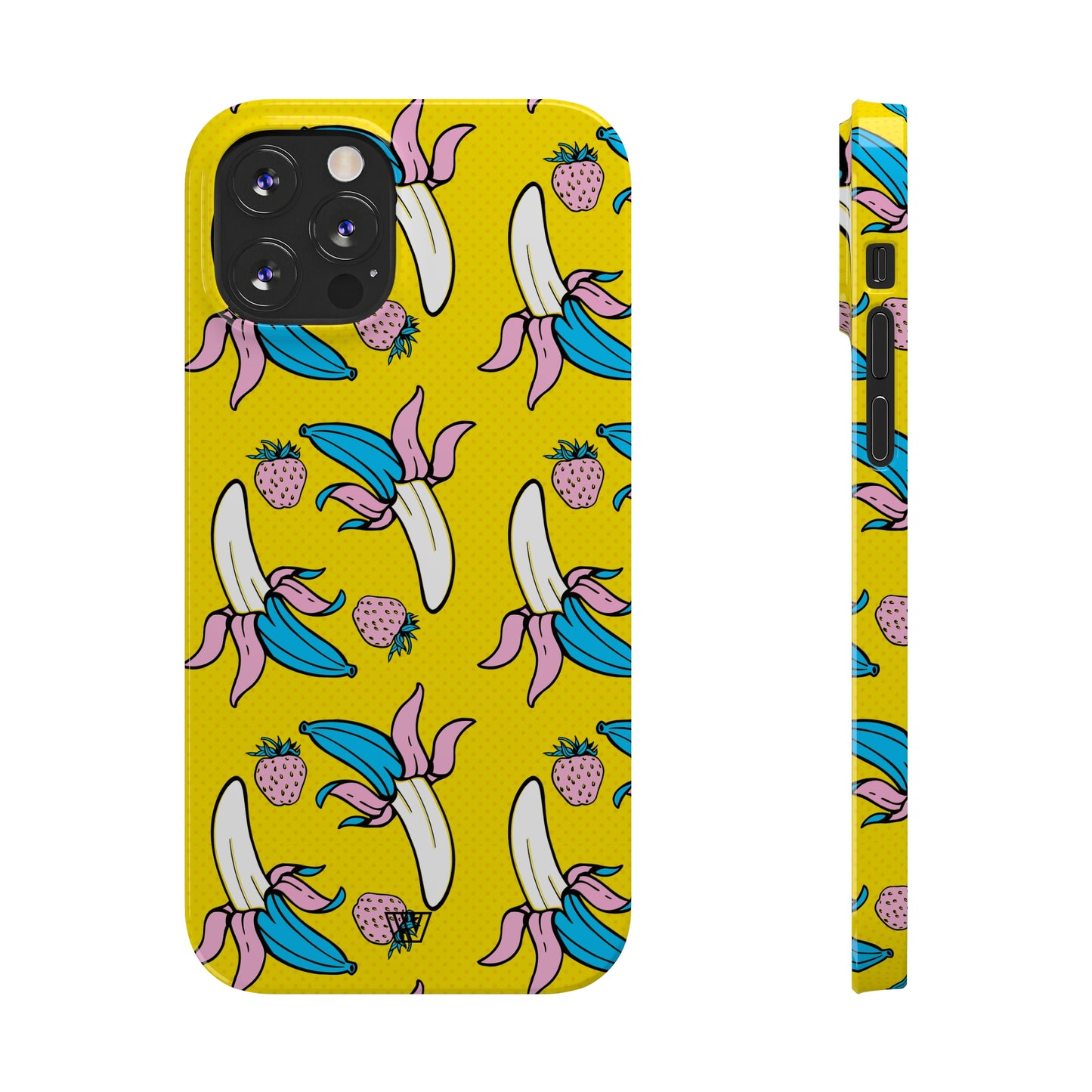 STRAWBERRY BANANA POP ART | Slim iPhone Case - Trovvve