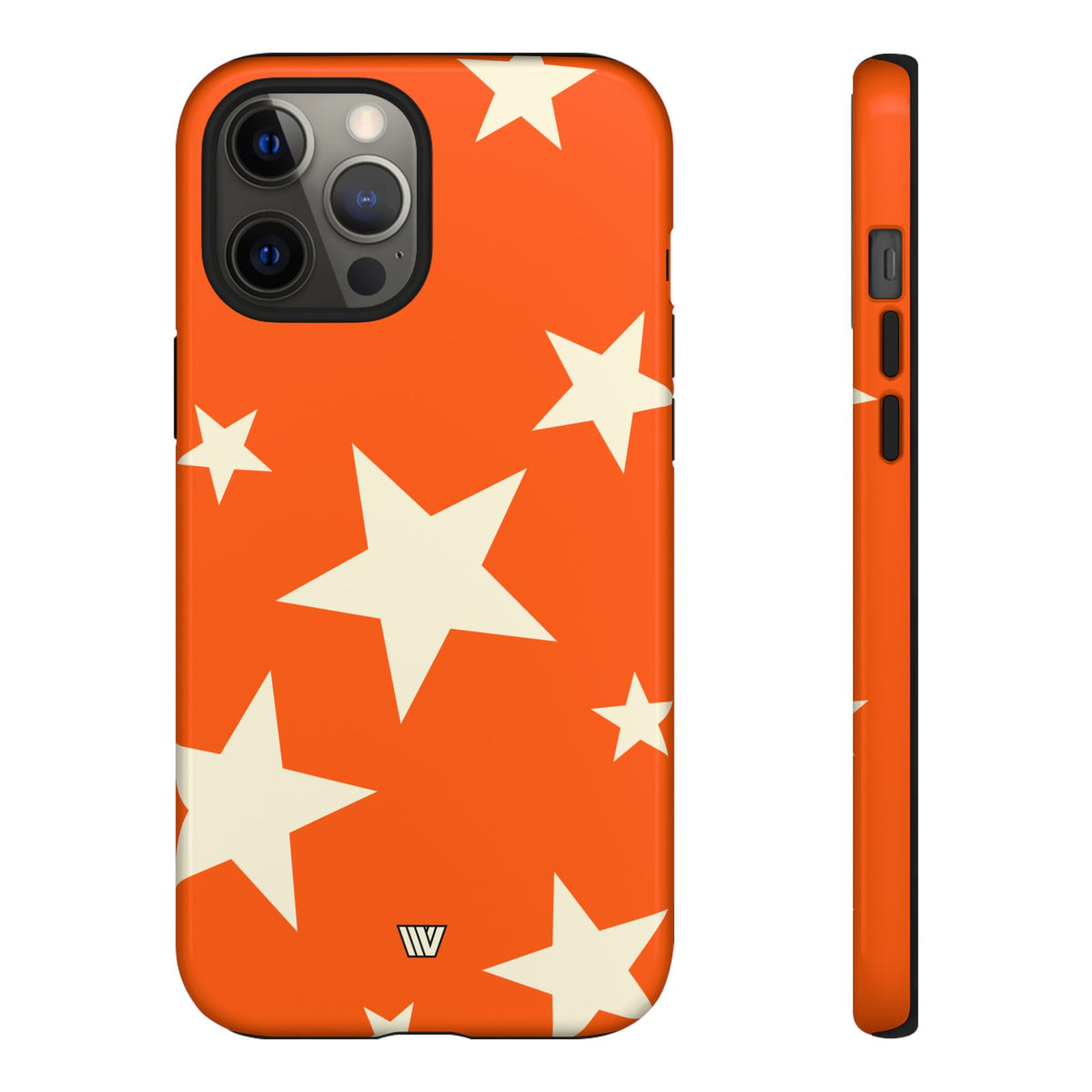 ORANGE BOLD STARS | Tough Phone Case