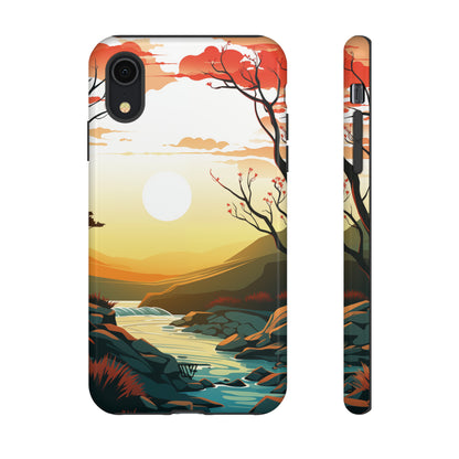 RIVER SUNSET | Tough Phone Case - Trovvve