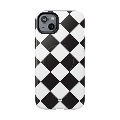 BLACK & WHITE DIAMOND | MagSafe Tough iPhone Case