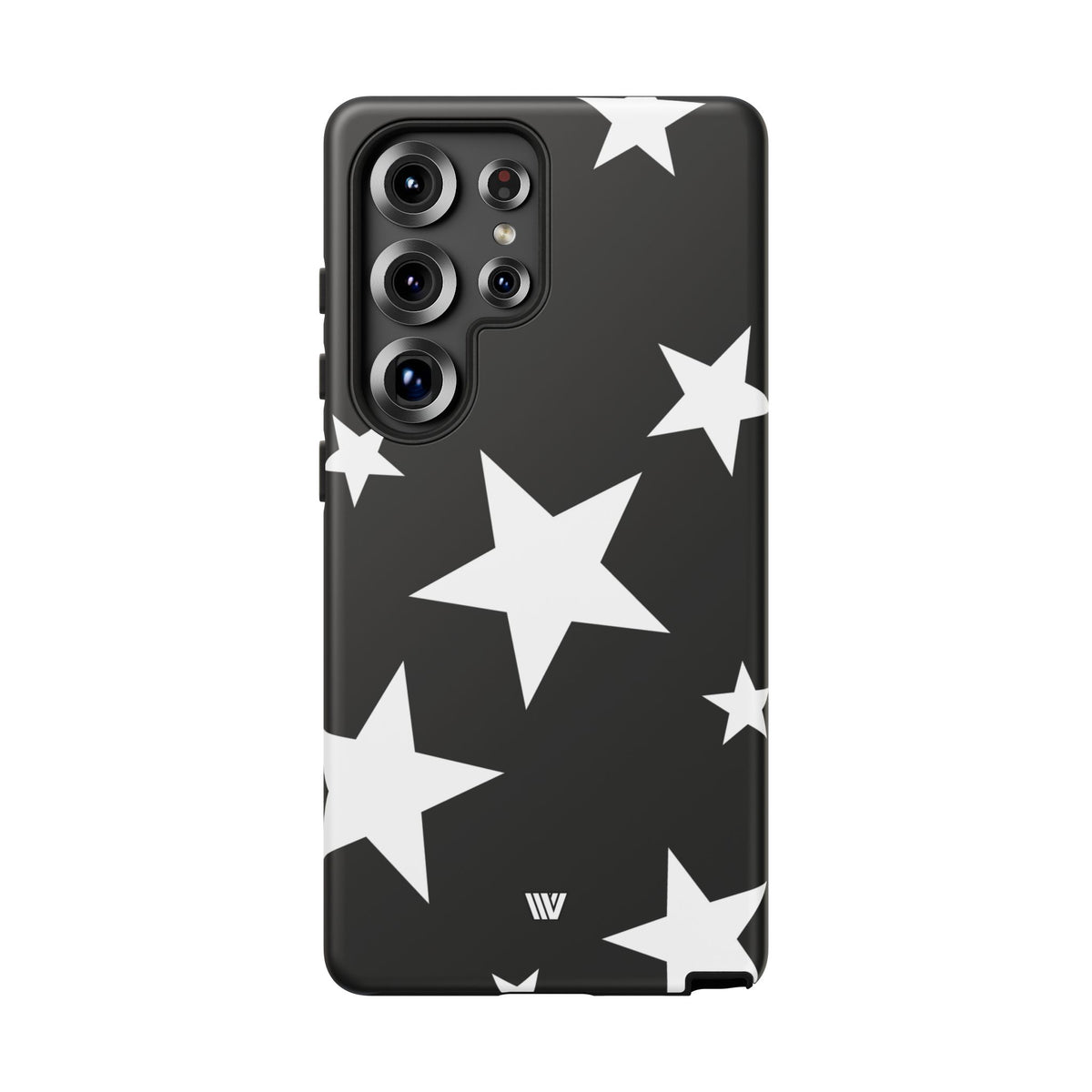 JET BLACK BOLD STARS | Tough Phone Case