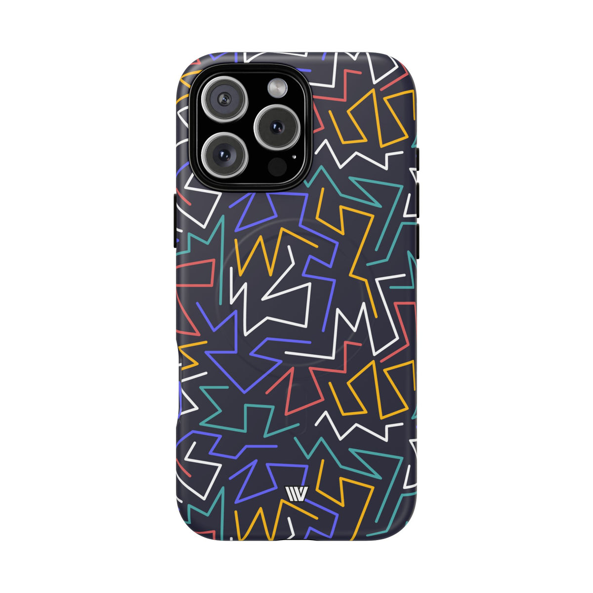 Zigzag Night MagSafe Tough iPhone Case – iPhone 16 Pro Max, Matte