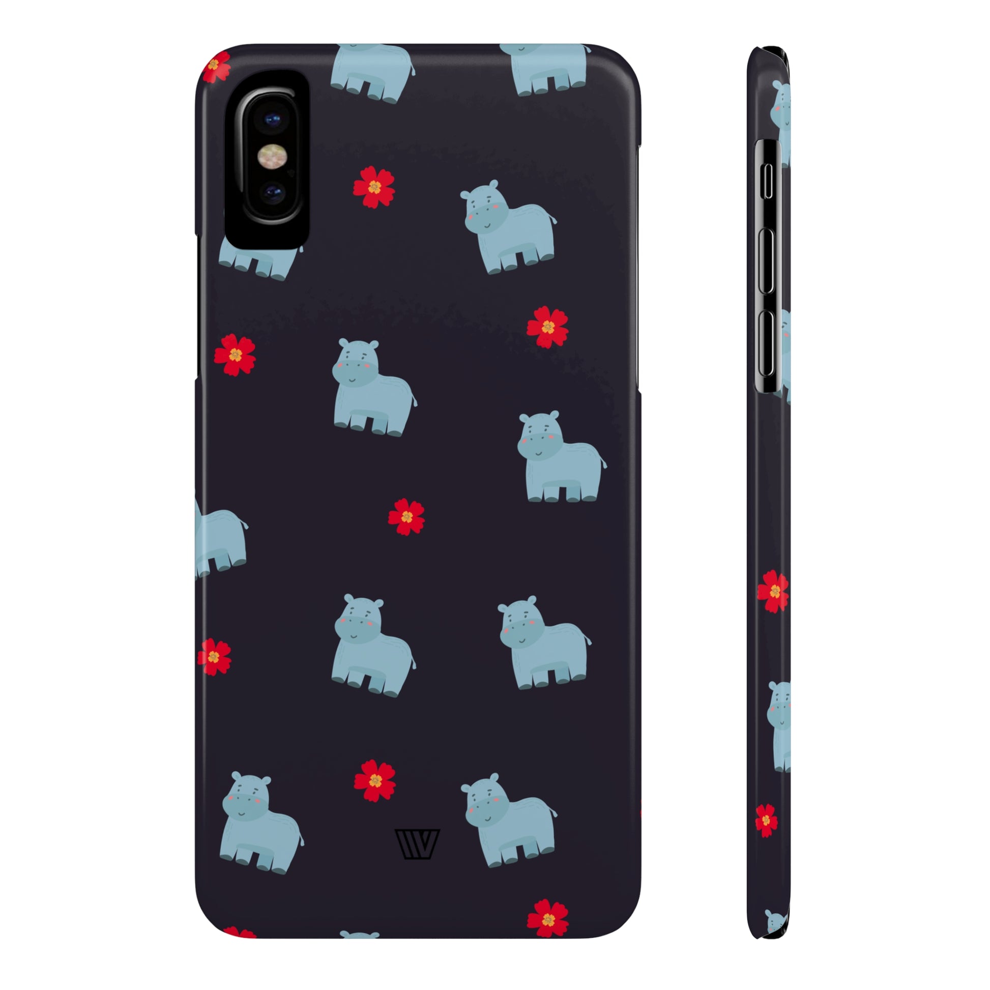 HIPPO PATTERN | Slim iPhone Case - Trovvve