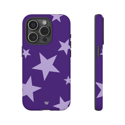 PURPLE BOLD STARS | Tough Phone Case