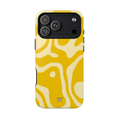YELLOW SWIRL | MagSafe Tough iPhone Case