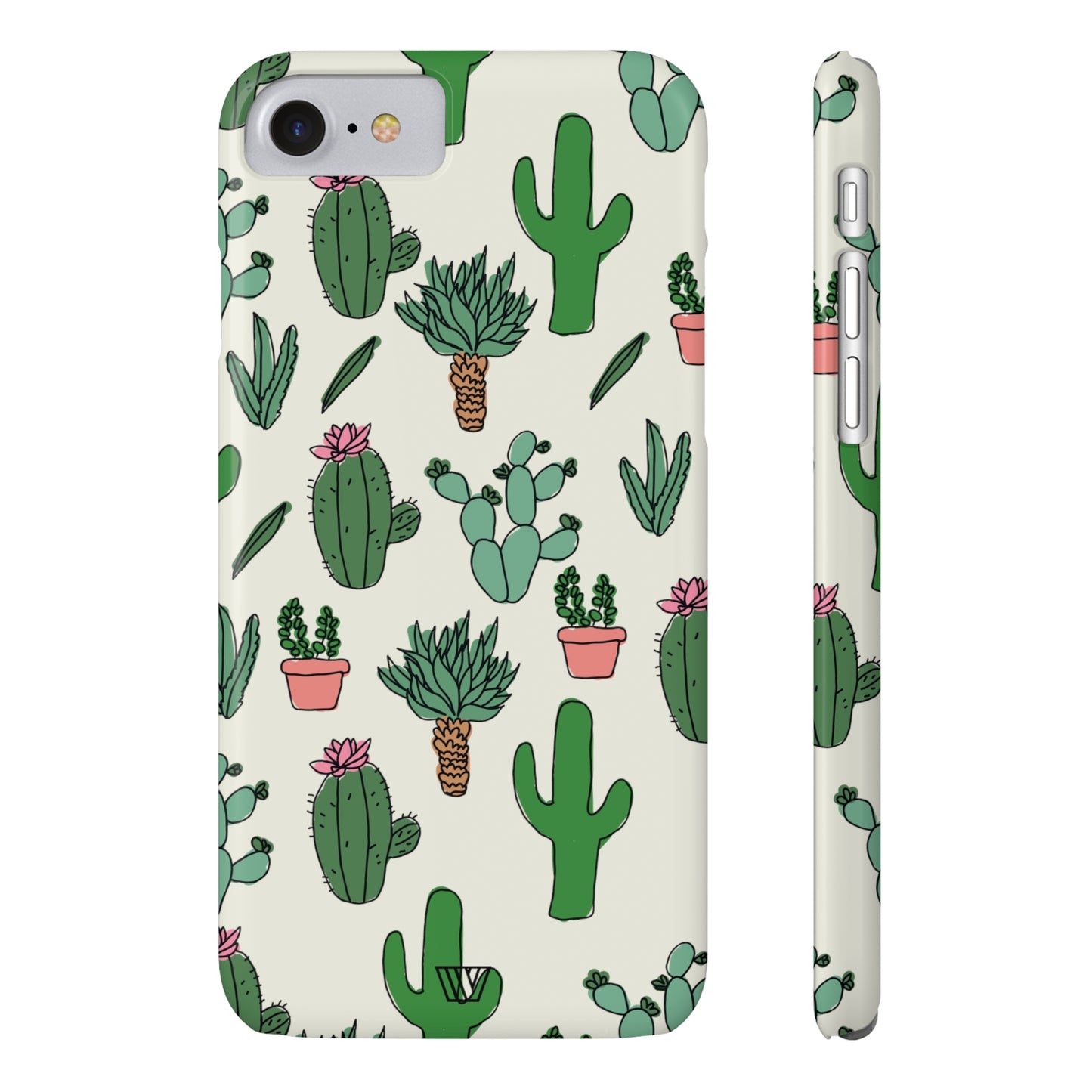 CACTUS DOODLES | Slim iPhone Case - Trovvve