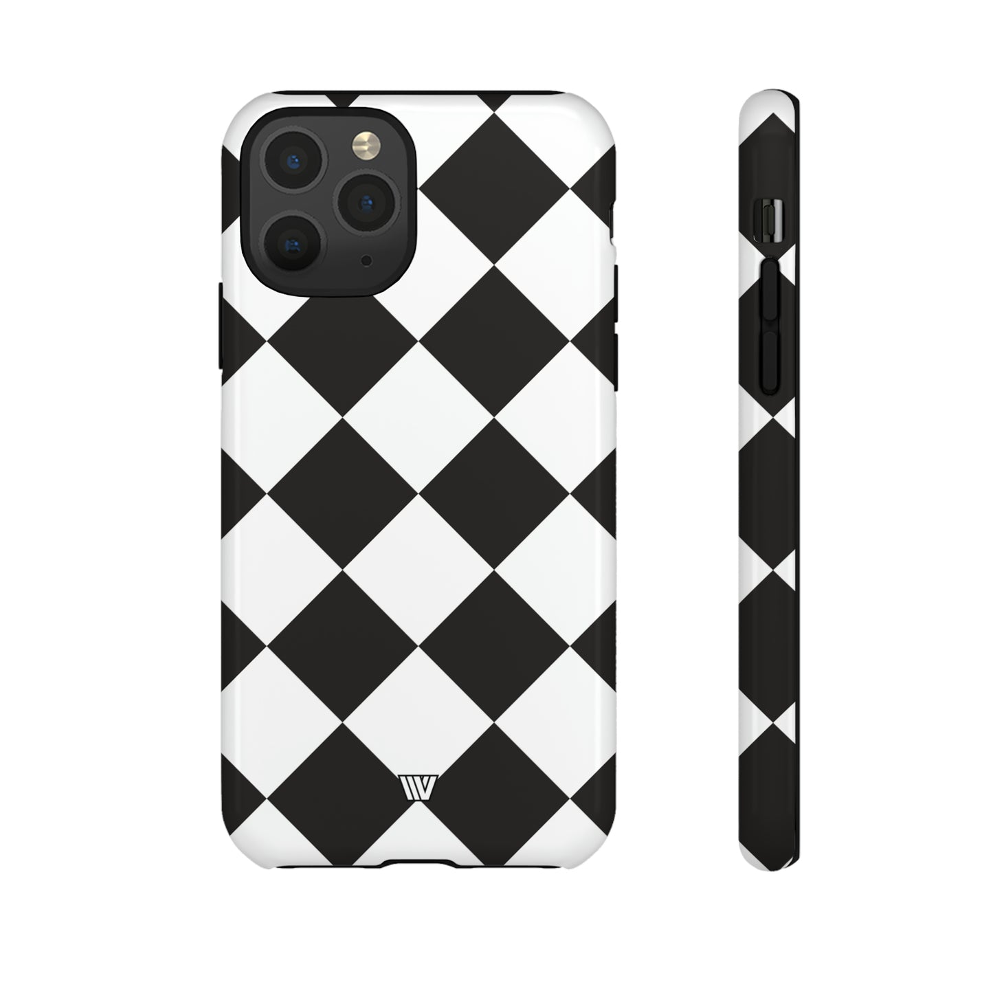 BLACK & WHITE DIAMOND | Tough Phone Case - Trovvve