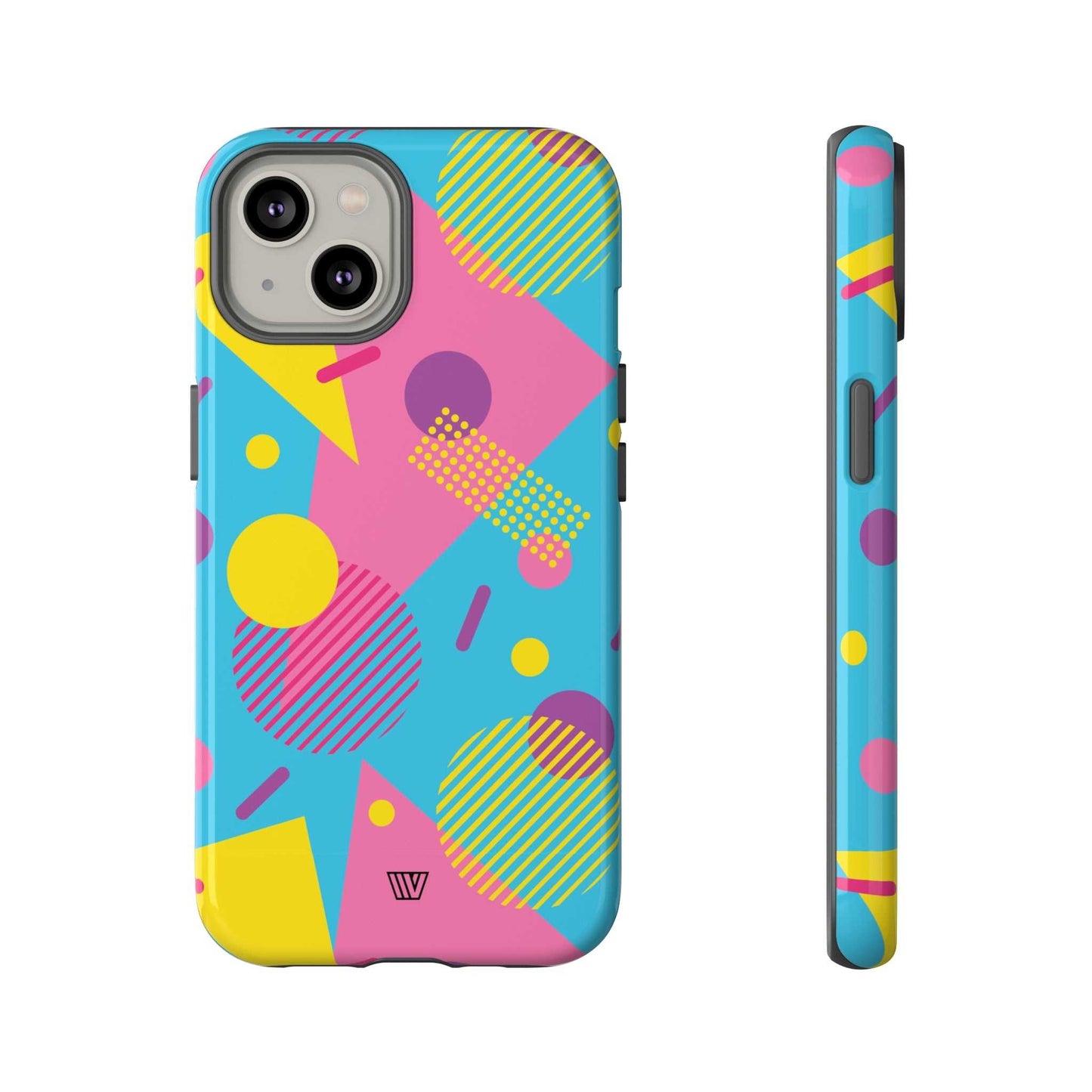 80s / 90s RETO PATTERN LIGHT BLUE | Tough Phone Case