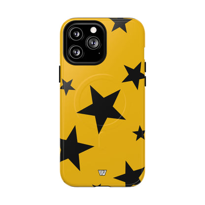 YELLOW BOLD STARS | MagSafe Tough iPhone Case