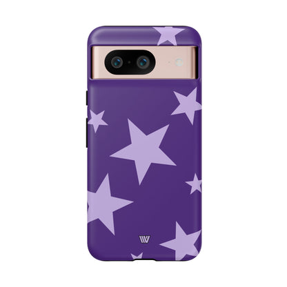 PURPLE BOLD STARS | Tough Phone Case
