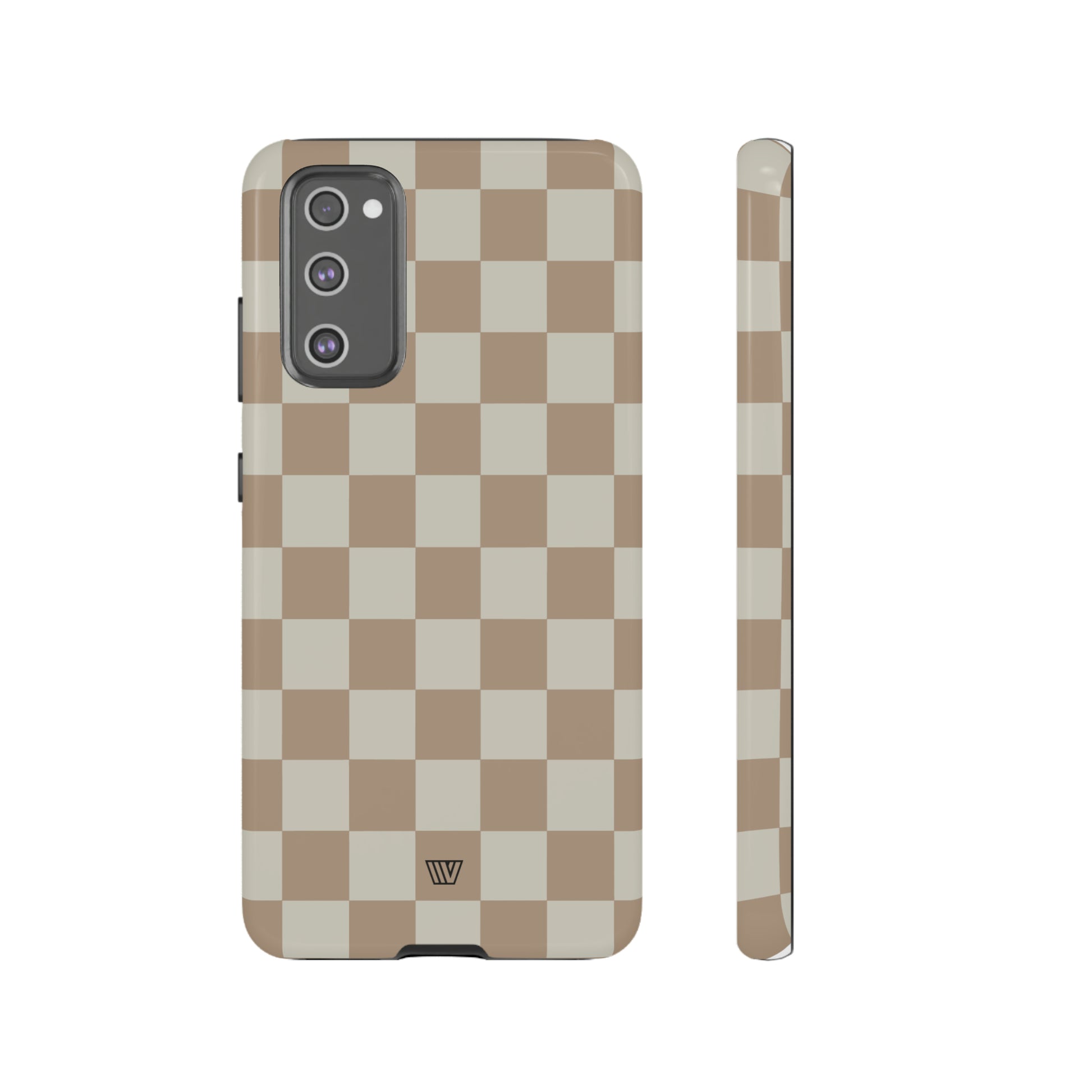 NEUTRAL CHECKERBOARD | Tough Phone Case - Trovvve