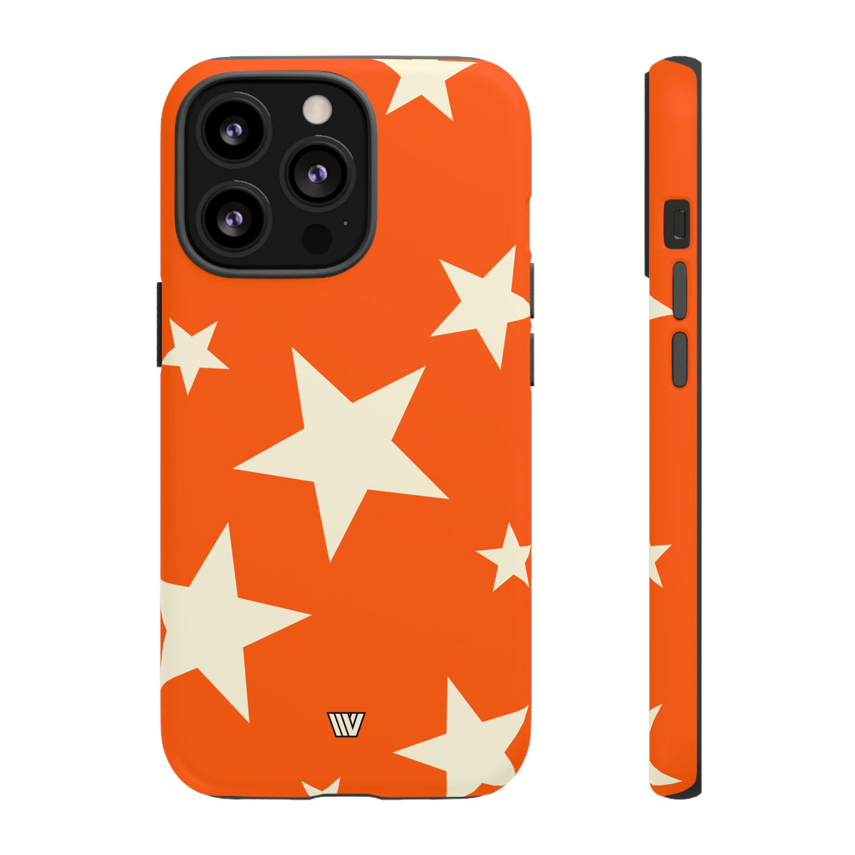ORANGE BOLD STARS | Tough Phone Case