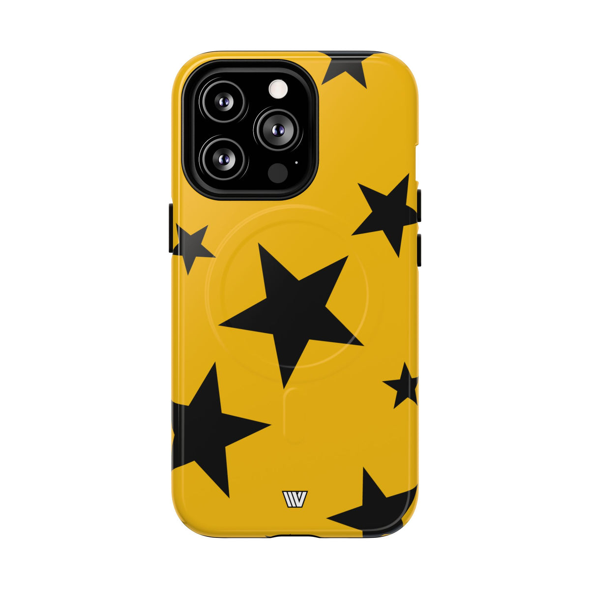 YELLOW BOLD STARS | MagSafe Tough iPhone Case