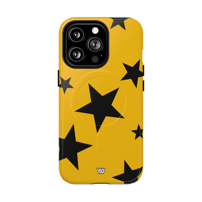 YELLOW BOLD STARS | MagSafe Tough iPhone Case