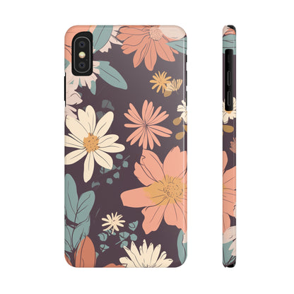 FLOWER PATTERN  | Slim iPhone Case - Trovvve